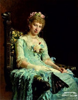 И.Е. Репин. Женский портрет. 1881