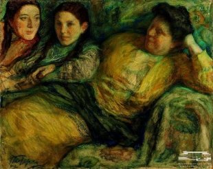 Л.О. Пастернак. Семейный портрет. 1914