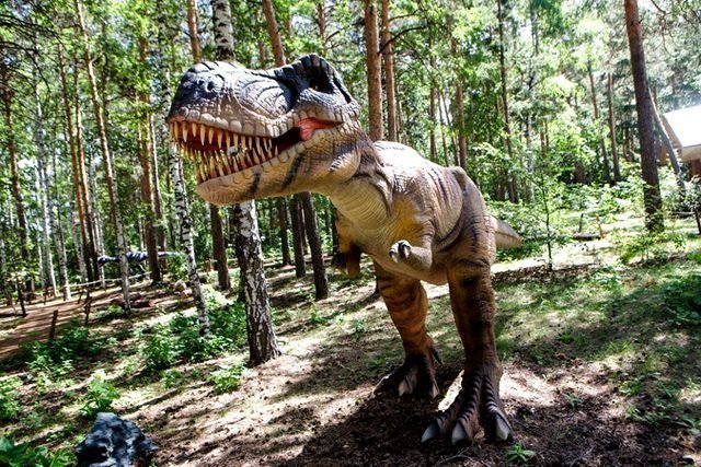 В Челябинском зоопарке начинает работу динопарк