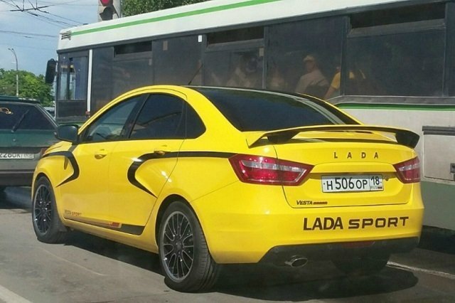 На дорогах Тольятти замечена LADA Vesta Sport