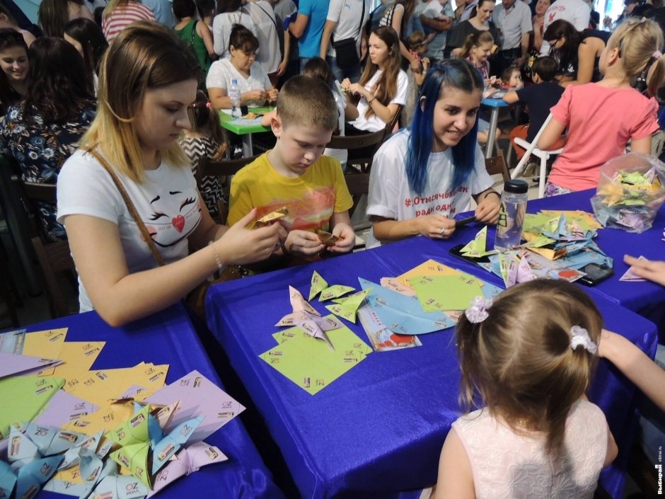 10 000 бабочек-оригами собрали ради исполнения одной мечты