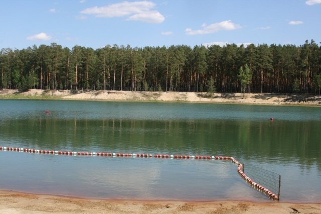 Голубые озёра в Кургане открыли для купания