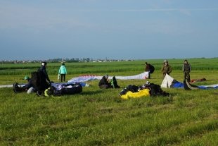 В Сарманово прошли соревнования Кубка России “Параплан. Полет на точность”