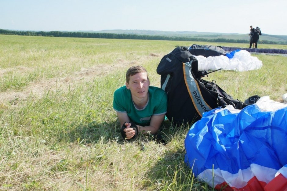 В Сарманово прошли соревнования Кубка России “Параплан. Полет на точность”