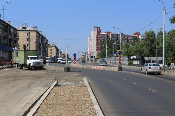 Проспект Свободный в Красноярске полностью откроют для движения 1 сентября