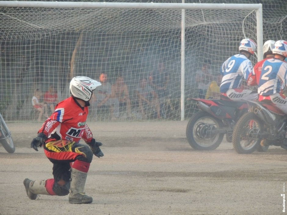 В Кирпильской состоялся матч по мотоболу