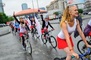 Очередной этап конкурса «Мисс Вело-Город» прошёл в это воскресенье