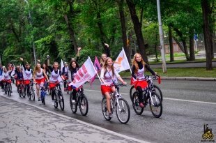 Очередной этап конкурса «Мисс Вело-Город» прошёл в это воскресенье