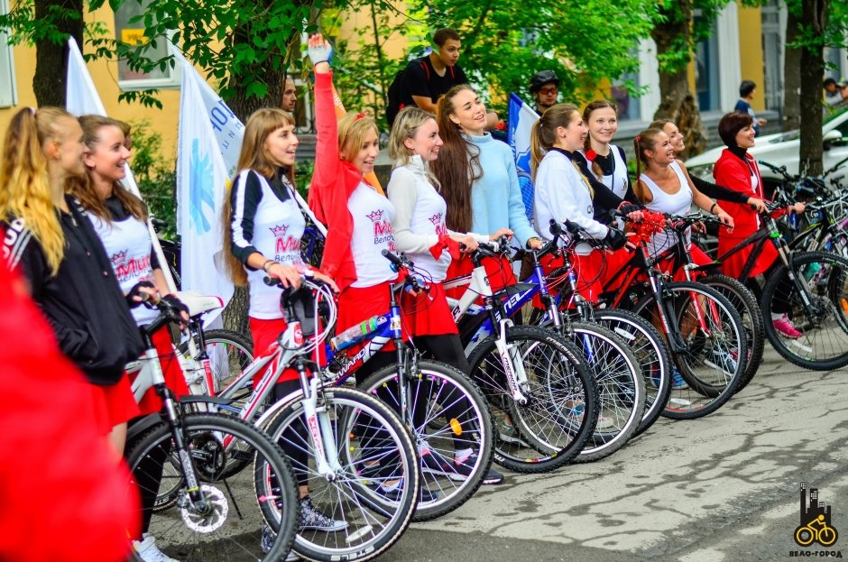 Очередной этап конкурса «Мисс Вело-Город» прошёл в это воскресенье