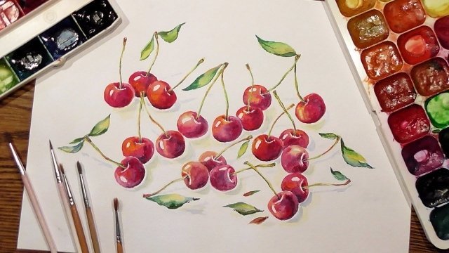 Научиться рисовать тюменцы смогут на занятиях "Акварель и графика"