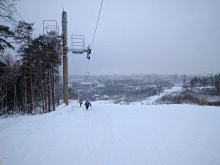 На Уктусе открыли самый продолжительный склон