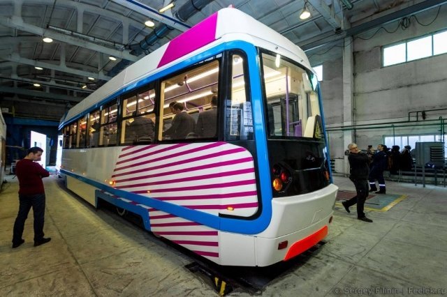 В Красноярске появился трамвай с Wi-Fi и климат-контролем