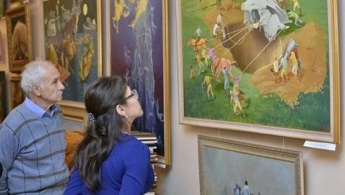 В Караганде открылась выставка Союза Художников