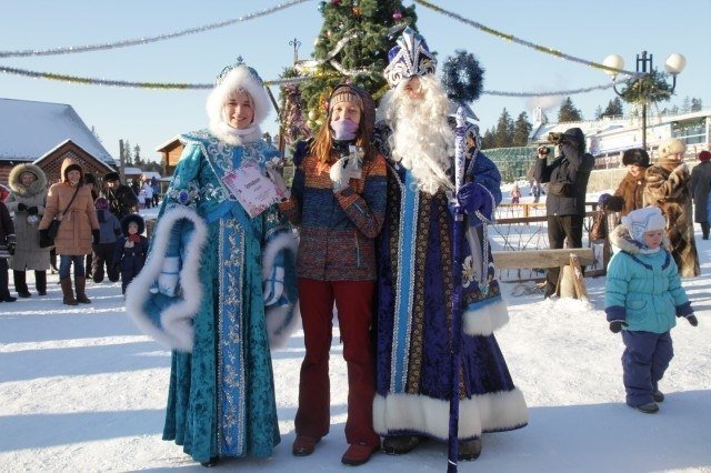 Открытие новогодней елки в зоопарке в Ижевске