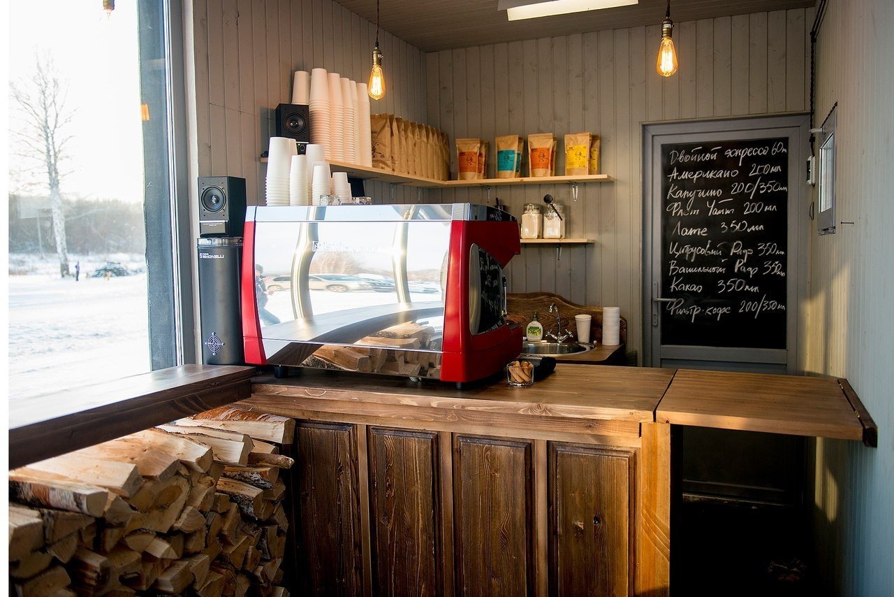 Первая и уникальная кофейня «Контейнер Кофе» на Солнечной долине