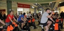 В ТРЦ "Торговый квартал" состоялся "сайкл-марафон"