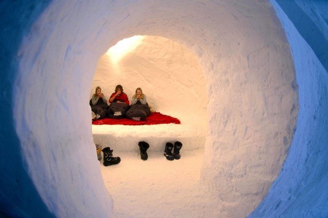 В Сургуте построят снежные избушки 