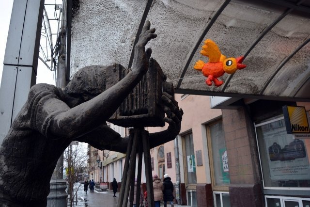 В центре Красноярска появился новый арт-объект 
