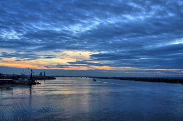 Закат над Камой, Пермь