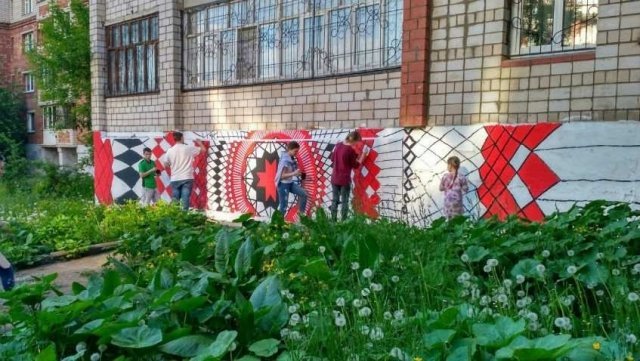 Новости: ижевчане украсили свой дом в стиле стрит-арт
