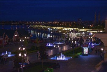 Казань ночью фото