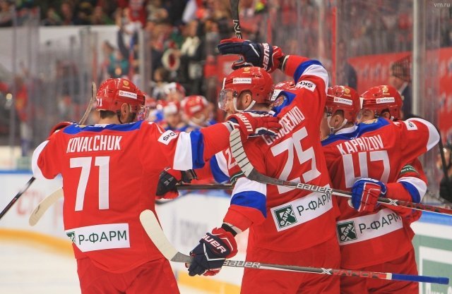 Сборная России по хоккею разгромила Норвегию со счетом 6:1 и вышла в полуфинал Олимпиады