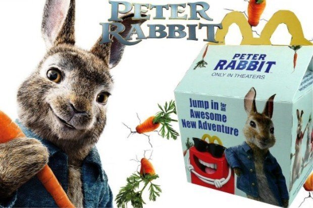 В Хэппи Мил Макдоналдс представлены новые игрушки — Кролик Питер