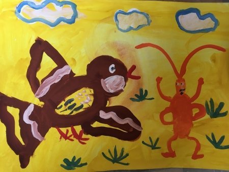 Рисунок самина 5 лет, учителю день