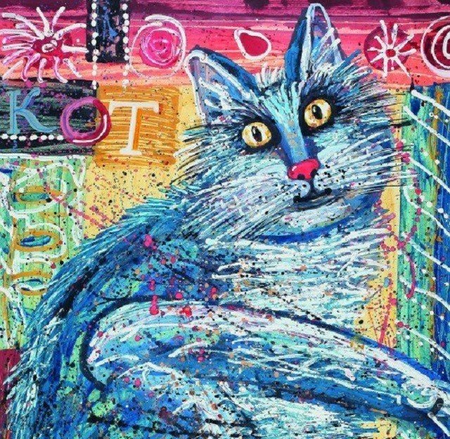 В Челябинске пройдет выставка картин кошек и котов из Питера