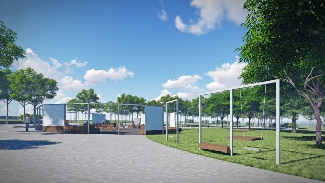 В Челябинске началась реконструкция парка на Алом Поле