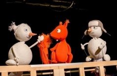 Солнышко и снежные человечки