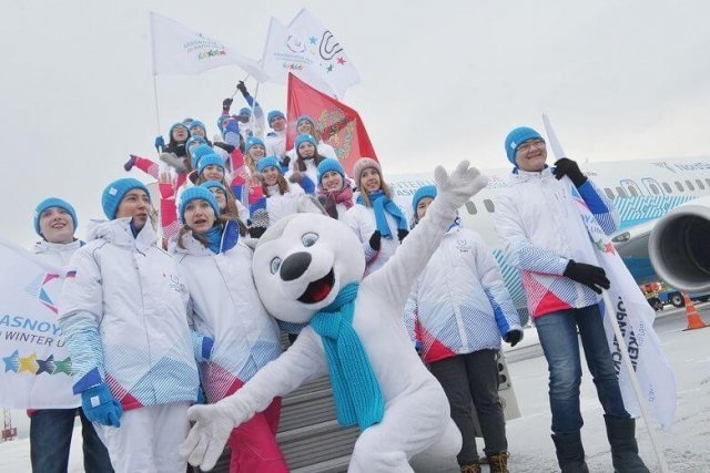 #ПарольСибирь: звездный старт эстафеты в поддержку зимней Универсиады в Красноярске