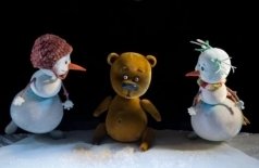 Солнышко и снежные человечки