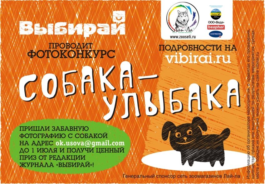 Фотоконкурс «Собака-улыбака»