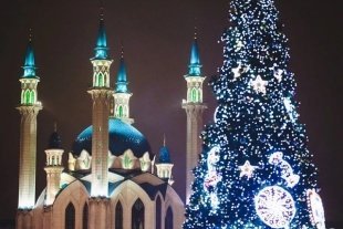 Список адресов и время открытия новогодних ёлок в районах Казани