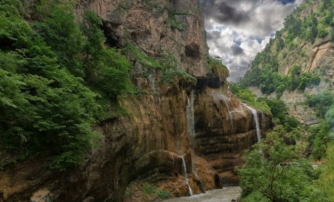 Чудеса чегемских водопадов