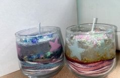 Создание гелевой мини свечки с песочной церемонией