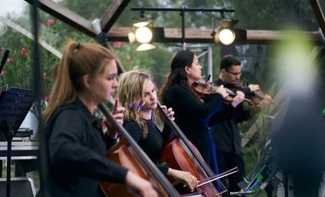 Cinematica Orchestra под открытым небом