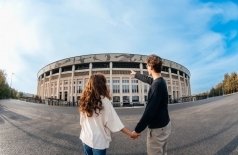 Пешая прогулка по спорт-парку Лужников