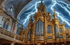 Рок-хиты на органе при свечах