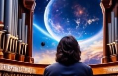 Саундтреки на органе при свечах в величественном соборе