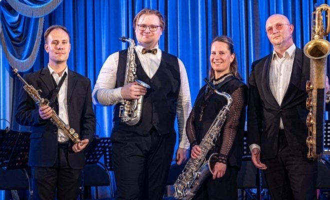 Мировые шедевры на саксофонах при свечах