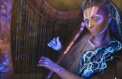 Арфа в темноте. Концерт под звёздами