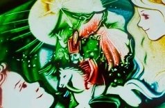 Новогодняя сказка с органом и песочной анимацией. Щелкунчик