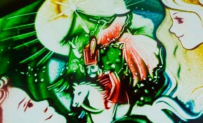 Новогодняя сказка с органом и песочной анимацией. Щелкунчик