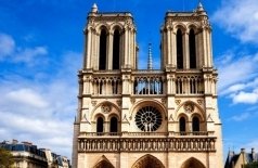 Notre Dame de Paris. Орган и солисты в соборе при свечах