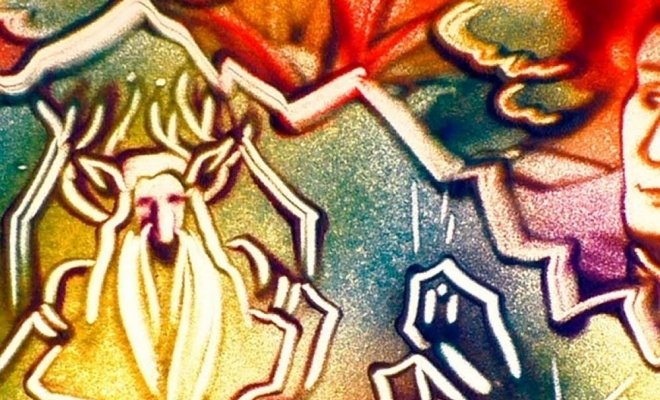 Сказка с песочной анимацией. В пещере горного короля