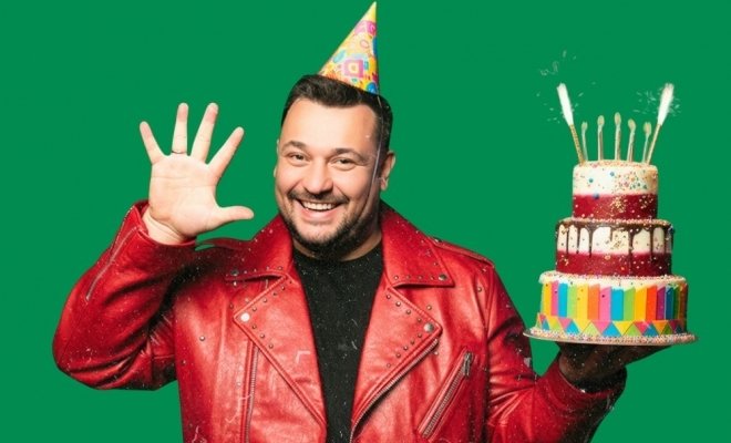 Сергей Жуков на дне рождения «Руки ВВерх! Бар»