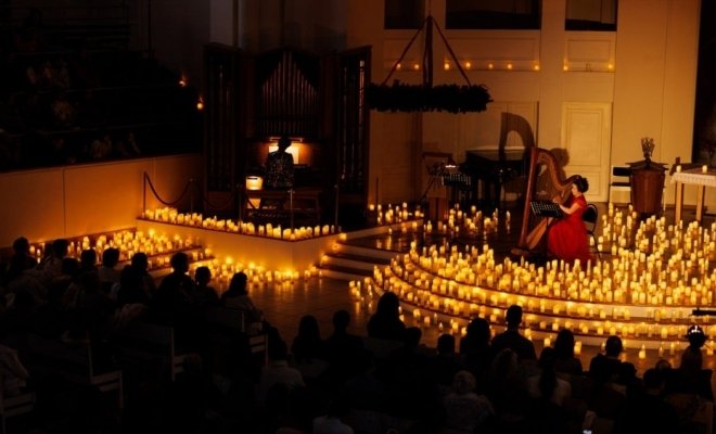 Киномузыка на органе при свечах