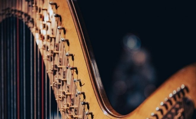 Мелодии свечей. Арфа и скрипка